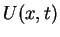$U(x,t)$